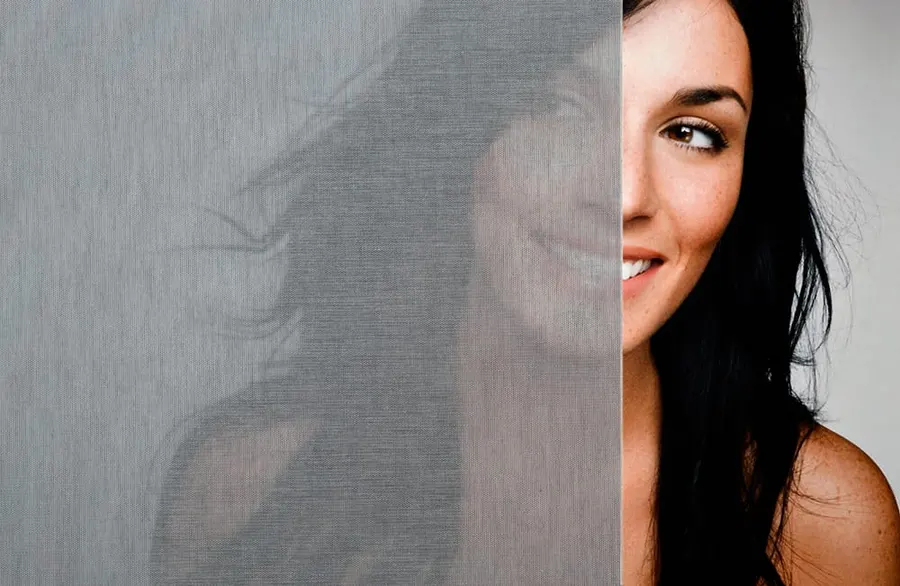 Ash — Textile & woven decorative window film for Calgary glass