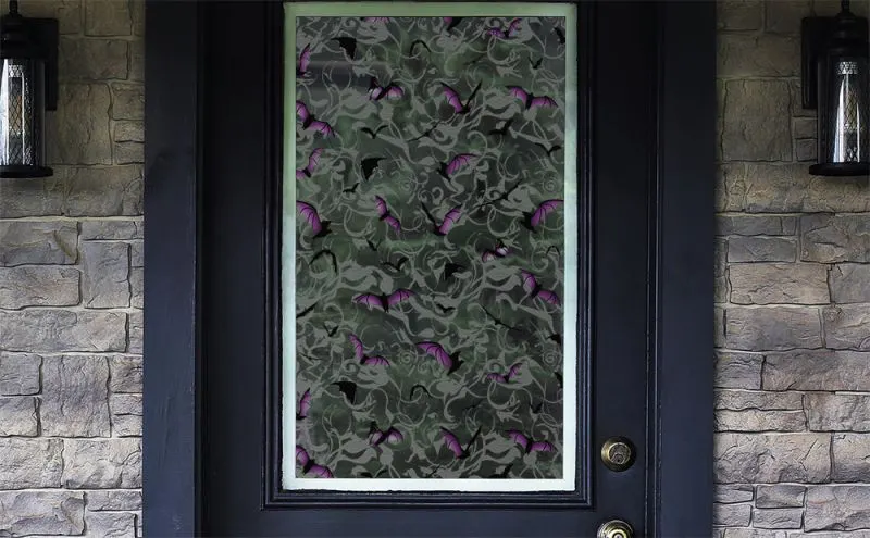 Bats — Pictorial & scenes decorative window film for Calgary glass