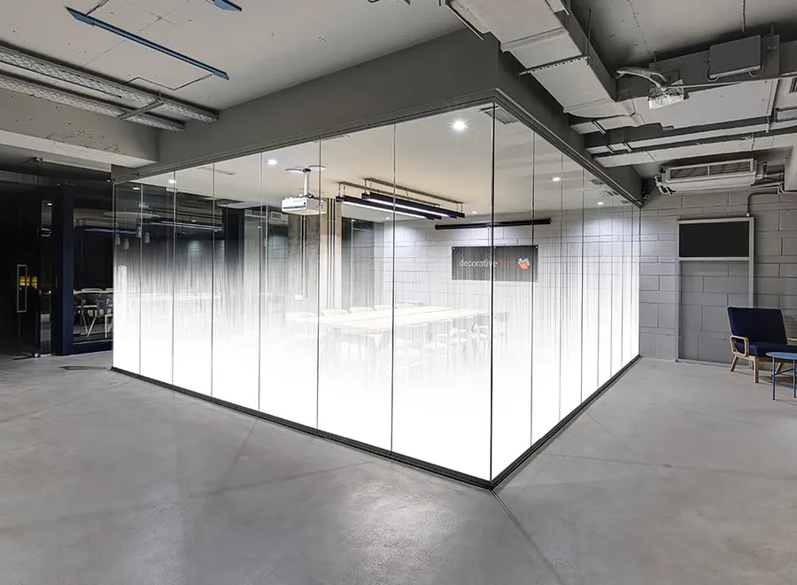 Blades Gradient — Gradients & fades decorative window film for Calgary glass