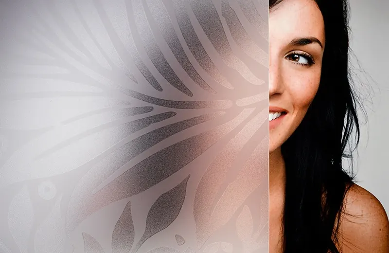 Botanica — Nature decorative window film for Calgary glass