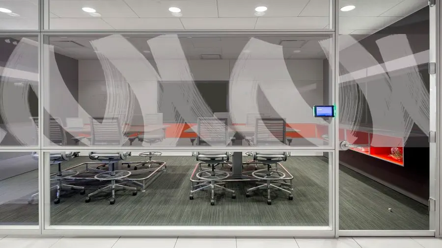 Brush by Designtex — Organic decorative window film for Calgary glass