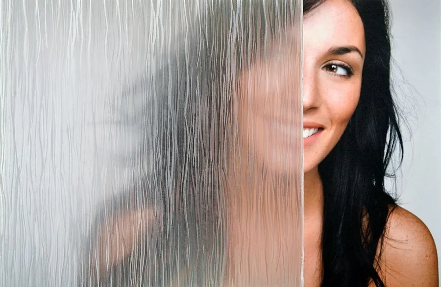 Clear Waters Static Cling — Organic decorative window film for Calgary glass