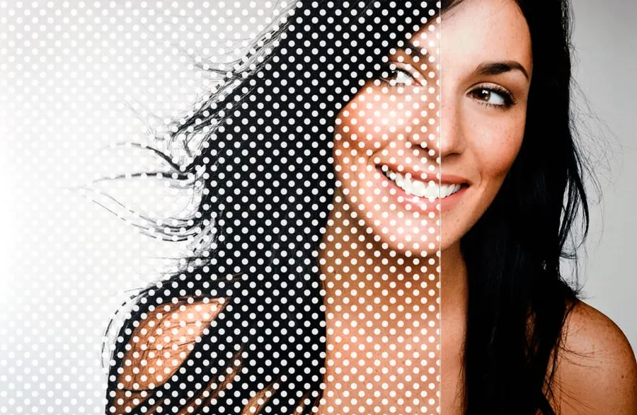 Dots 48 — Frosted patterns decorative window film for Calgary glass