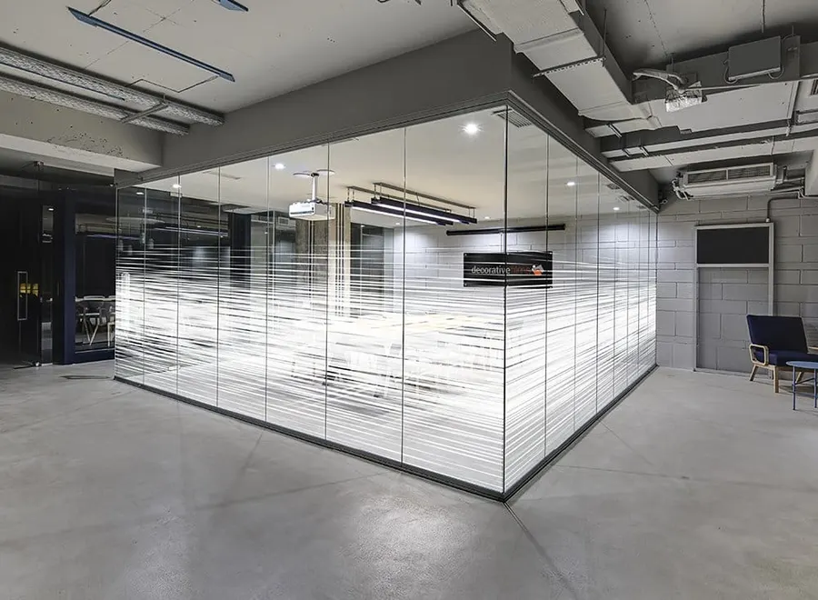 Dual Motion Gradient — Gradients & fades decorative window film for Calgary glass