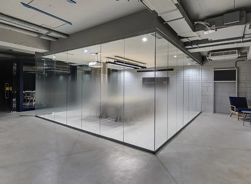 Etched Dual Dot Gradient — Gradients & fades decorative window film for Calgary glass