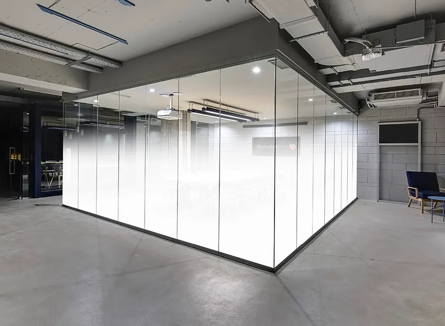 Feather Gradient — Gradients & fades decorative window film for Calgary glass