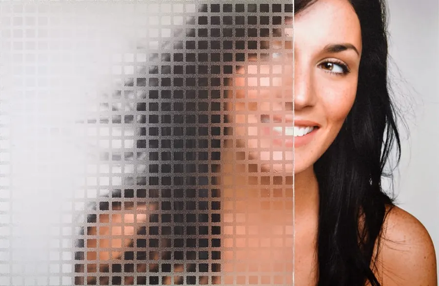 Frosted Ice Cubes — Frosted patterns decorative window film for Calgary glass