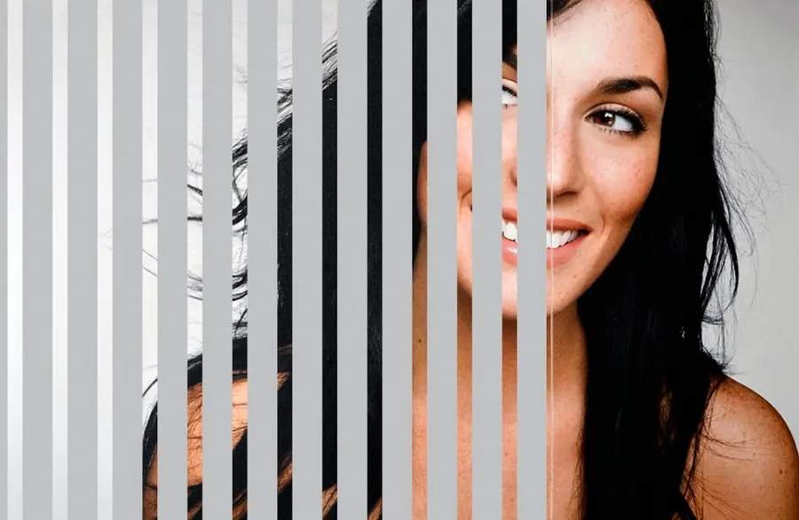 Grey Stripes — Lines & stripes decorative window film for Calgary glass