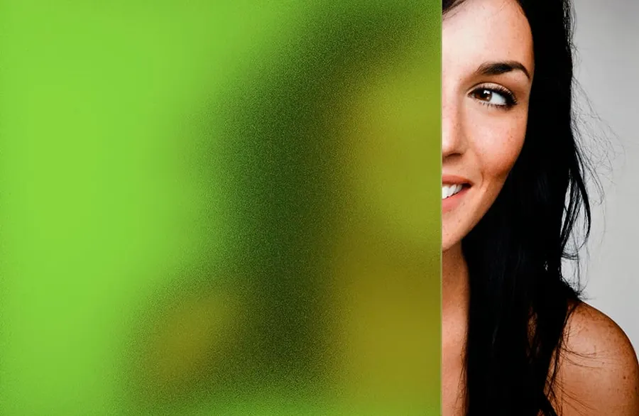 Lime-Tree Green Sand Blast — Coloured frost decorative window film for Calgary glass