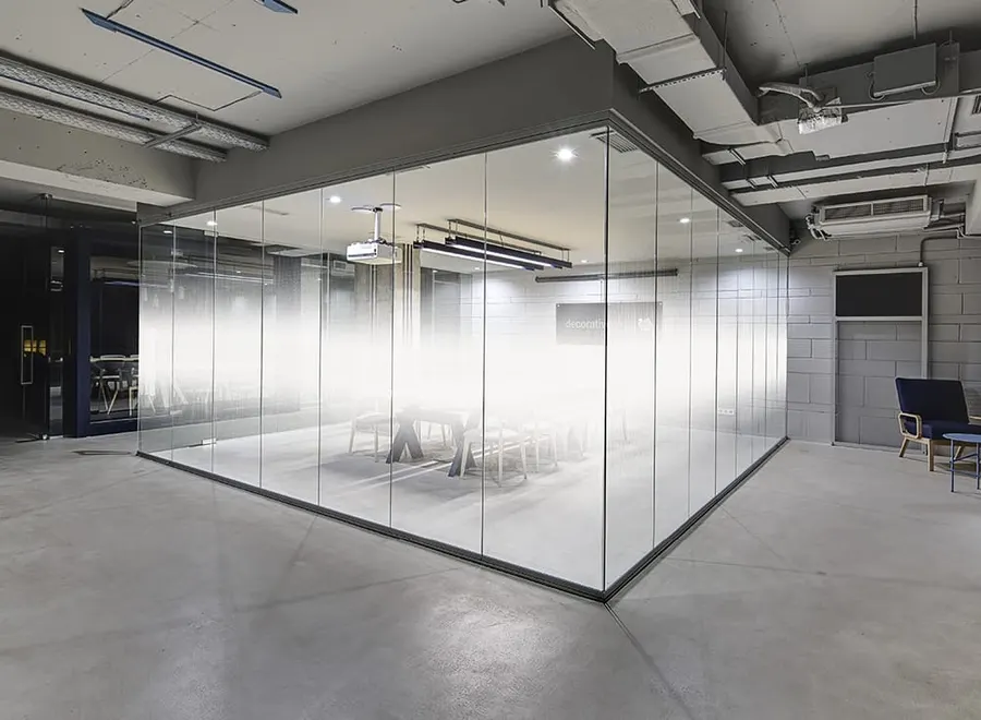 Matte Dual Dot Gradient — Gradients & fades decorative window film for Calgary glass