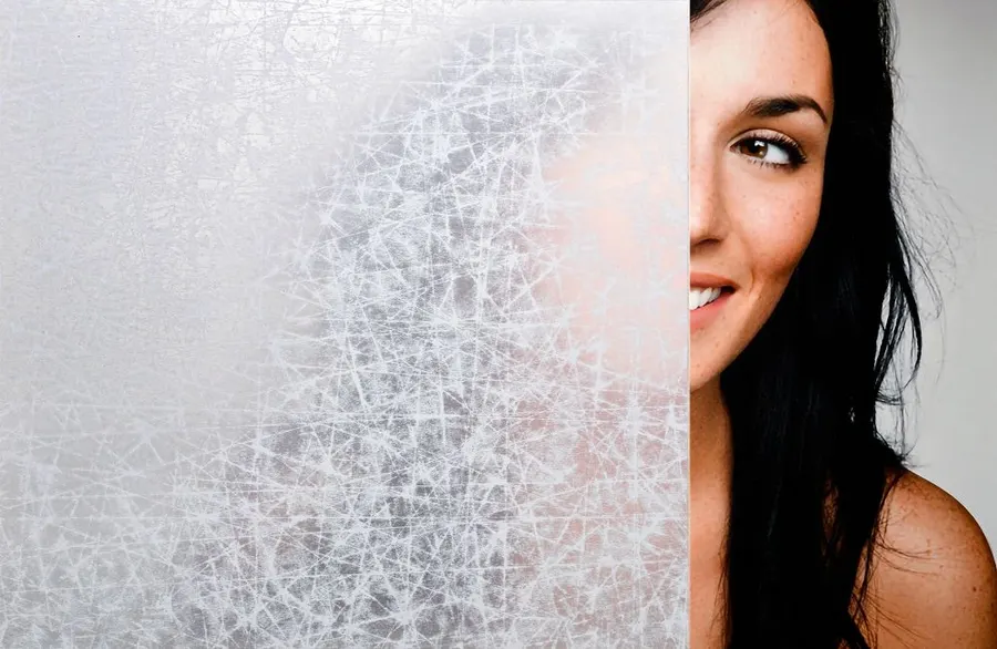 Matte Washi — Textile & woven decorative window film for Calgary glass