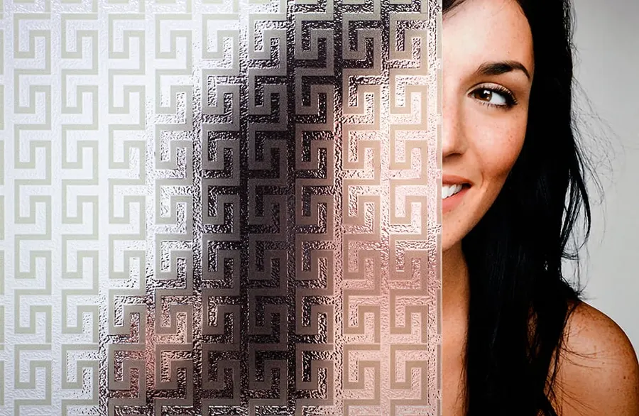 Meander — More designs decorative window film for Calgary glass
