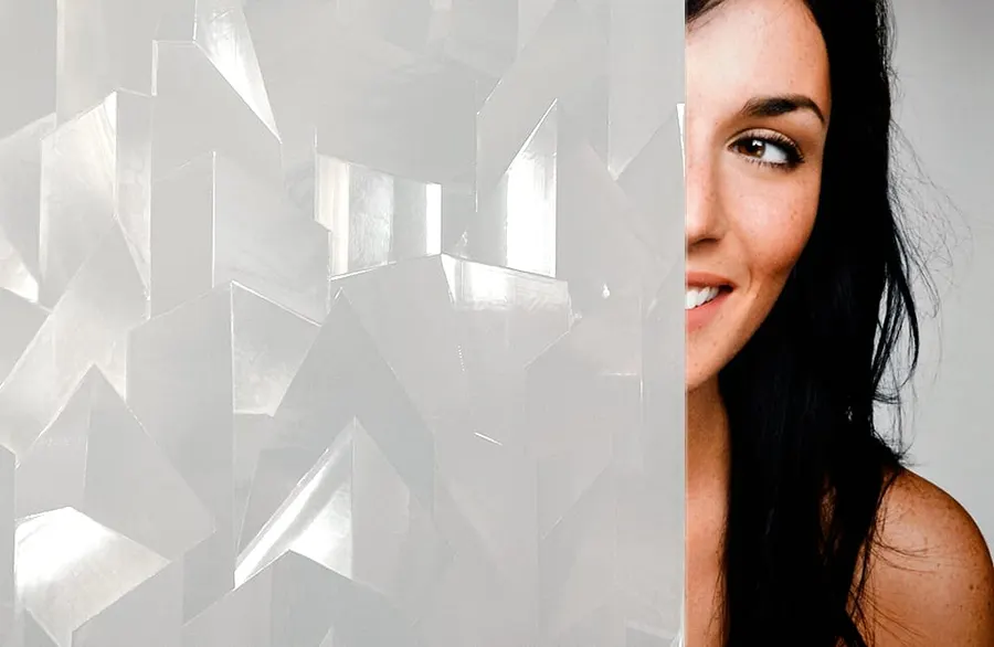 Milky Ice Icicles — Ice glass decorative window film for Calgary glass