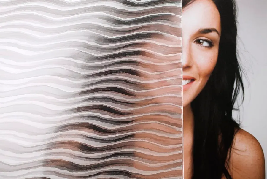 Mystic — Organic decorative window film for Calgary glass