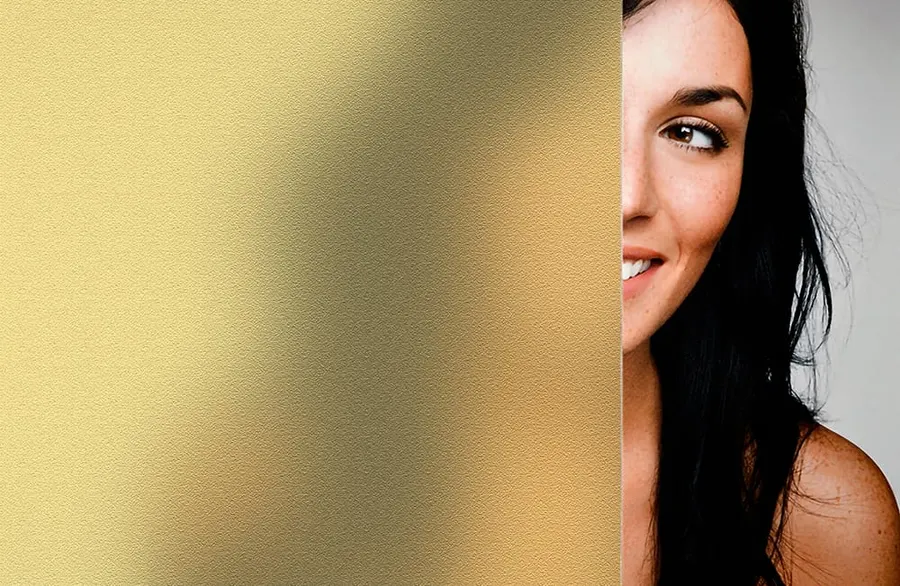 Saffron Sand Blast — Coloured frost decorative window film for Calgary glass