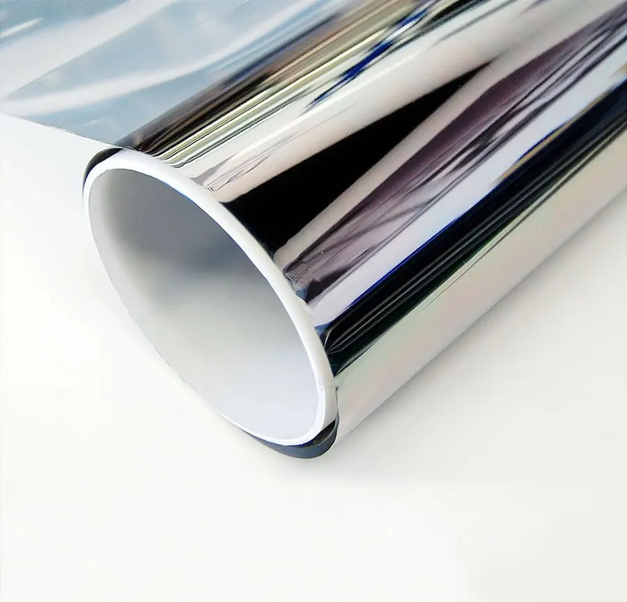 Silver 20% Static Cling — Specialty films decorative window film for Calgary glass