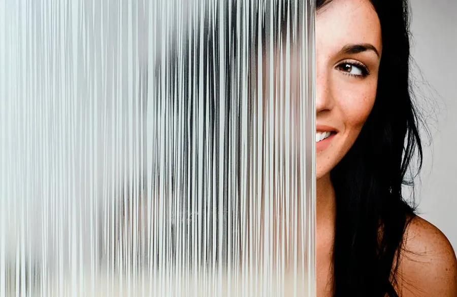 Subsonic — Lines & stripes decorative window film for Calgary glass