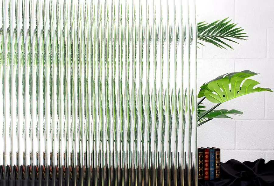 SX-1254-UG Reeded Glass 1/2" — More designs decorative window film for Calgary glass