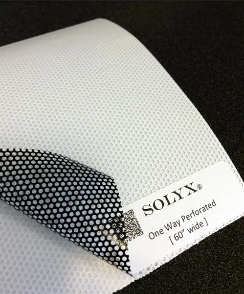 One Way Perforated — Specialty films decorative window film for Calgary glass