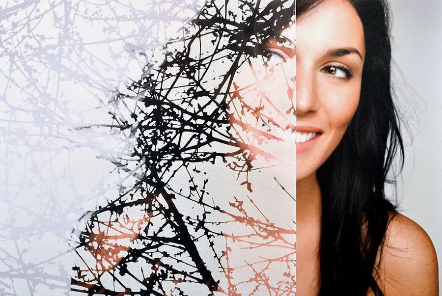 Clear Spring Buds — Nature decorative window film for Calgary glass