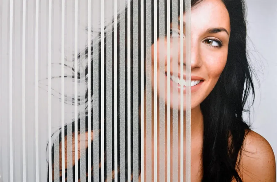 Two Tone Stripes — More designs decorative window film for Calgary glass