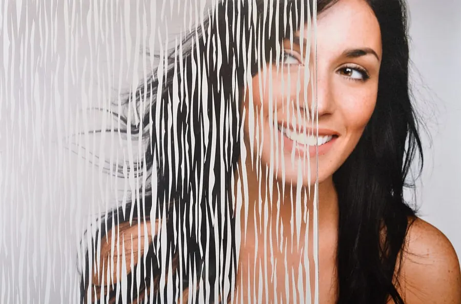 White Waters — Organic decorative window film for Calgary glass