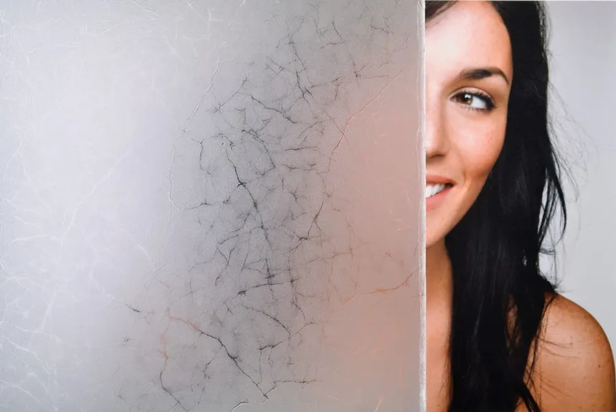 Cracked Ice — Ice glass decorative window film for Calgary glass