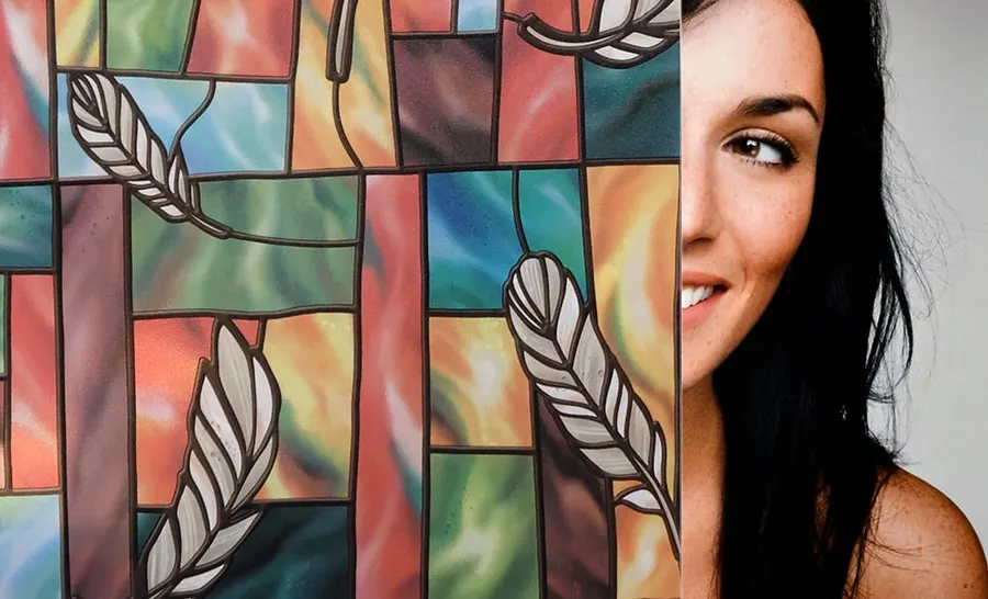 Navajo — More designs decorative window film for Calgary glass