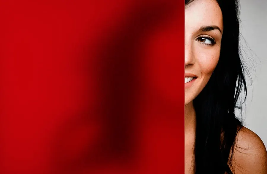 Red Sand Blast — Coloured frost decorative window film for Calgary glass