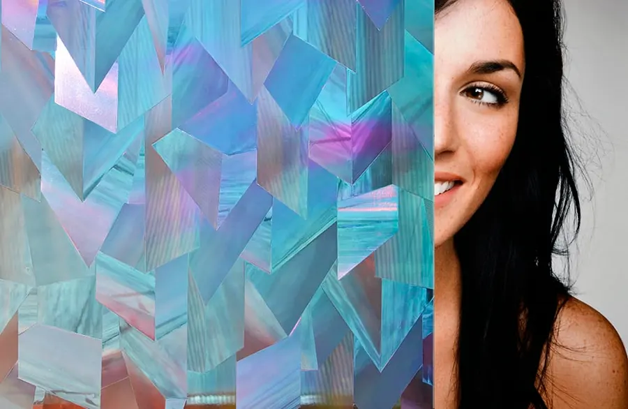 DichroGeo — Dichroic & colour-shift decorative window film for Calgary glass