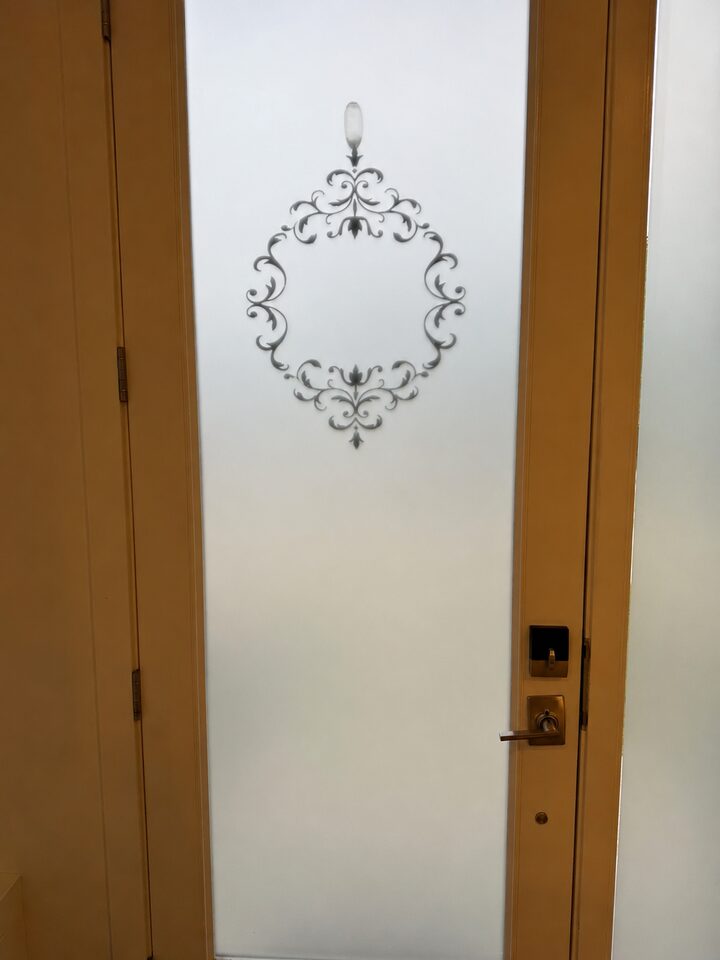 Frosted Entry Door Privacy Film Replacement – Capitol Hill Calgary - Capitol Hill, NW Calgary, AB