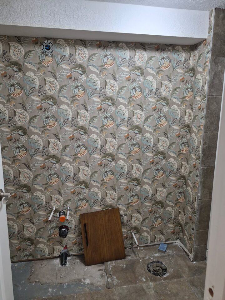 WallPops Peel-and-Stick Bathroom Wallpaper - Chinook Park, SW Calgary, AB