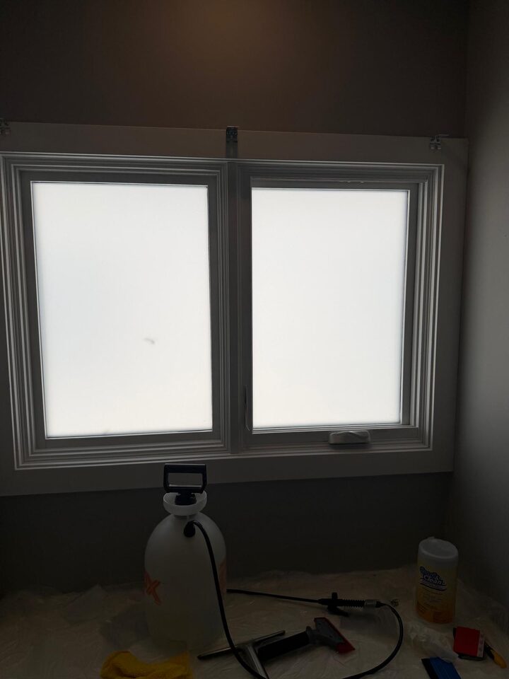 Frosted Privacy Window Film – Elbow Park Calgary - Elbow Park, SW Calgary, AB