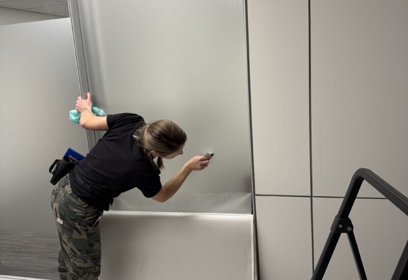 Frosted Privacy Film – Beltline Office — Beltline, Calgary